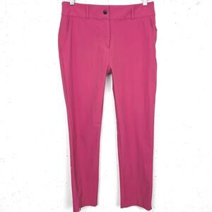 Abendroth Peggy Cropped Golf Pants Pink 5 Pocket System Moisture Wicking Size 4